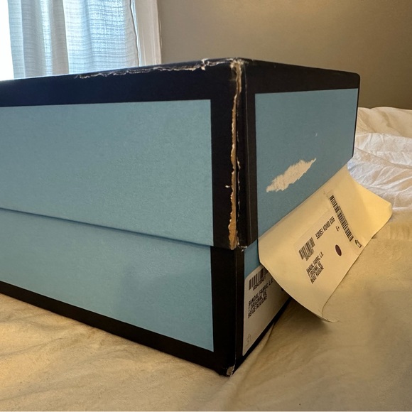 SOLD!!! GUCCI X LA DODGERS Monogram Mules with  LA GUCCI x MLB NEW BOX & COVER - Picture 15 of 16